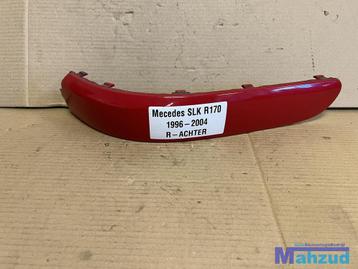 MERCEDES SLK R170 Rood rechts achter bumperlijst strip 1996- beschikbaar voor biedingen