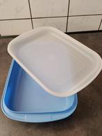 Vintage Tupperware - Oven magnetron schaal 3.5 liter - NIEUW, Ophalen of Verzenden, Nieuw, Blauw, Schaal