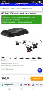 G3 Reef 580 mat zwart voordeelset, Auto diversen, Dakkoffers, Ophalen, Nieuw