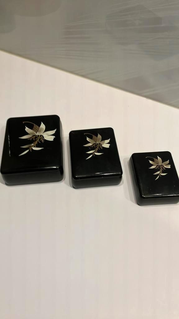 Nesting boxes Japans, Huis en Inrichting, Woonaccessoires | Wanddecoraties, Zo goed als nieuw, Ophalen of Verzenden