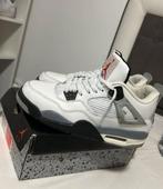 Jordan 4 white cement, Kleding | Heren, Schoenen, Jordan, Wit, Zo goed als nieuw, Sneakers of Gympen