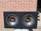 Subwoofer met versterker auto - ZGAN, Auto diversen, Autospeakers, Ophalen, Zo goed als nieuw