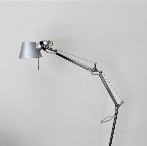 Design lamp, vloerlamp, verstelbaar, Italiaans ontwerp, Huis en Inrichting, Lampen | Vloerlampen, Gebruikt, 150 tot 200 cm, Metaal