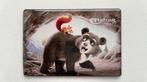 Efteling magneet Fabula magneet Beer en Eekhoorn, Verzamelen, Efteling, Ophalen of Verzenden, Zo goed als nieuw, Button of Speldje