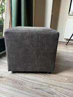 2 STUKS Hocker Nando Leenbakker Antraciet, Huis en Inrichting, Banken | Voetenbanken en Poefen, Ophalen, Minder dan 50 cm, Vierkant