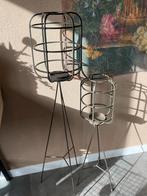 Metalen kandelaars/windlichten, Ophalen, Zo goed als nieuw, Metaal, 75 cm of meer