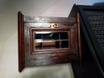 Oud wandkastje medicijnkastje hangkastje met facetglas, Huis en Inrichting, Ophalen of Verzenden
