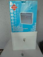 nieuwe witte ijzeren brievenbus, Ophalen of Verzenden, Nieuw, IJzer, Wandbrievenbus