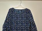EKSEPT mooie blauw met wit en zwarte blouse maat S / 36 / 38, Blauw, Ophalen of Verzenden, Zo goed als nieuw, Eksept