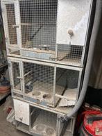 vogel kooi met voer bakken, Ophalen, Zo goed als nieuw, Aluminium, Broedkooi of Kweekkooi