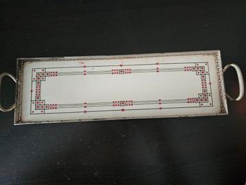 Dienblad met porselein blad beschikbaar voor biedingen