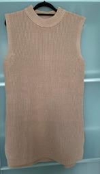 Ribgebreide Slip-Over, H&M, Beige, Ophalen of Verzenden, Zo goed als nieuw