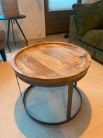 Bijzet/salon tafel, Huis en Inrichting, Tafels | Salontafels, Ophalen, 50 tot 100 cm, Rond, Zo goed als nieuw