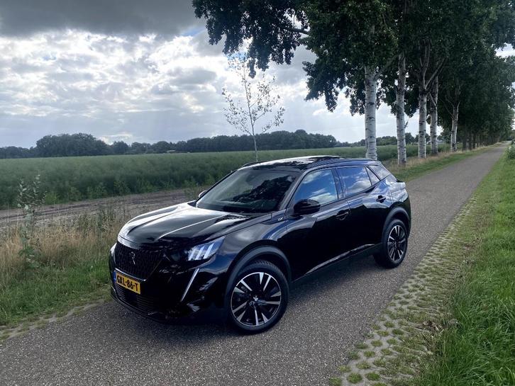 Peugeot 2008 1.2 Puretech 155pk Eat8 2022 Zwart, Auto's, Peugeot, Particulier, 360° camera, ABS, Achteruitrijcamera, Adaptieve lichten