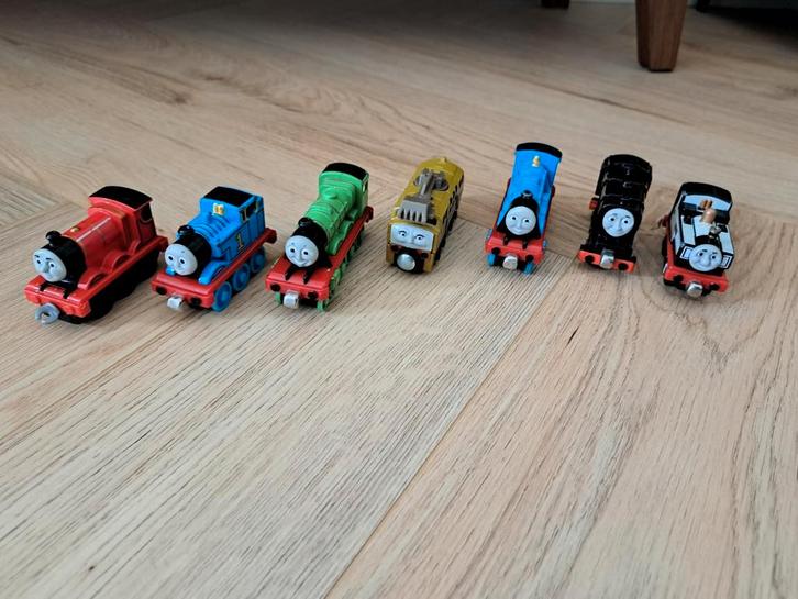 Thomas de Trein Treintjes - Mattel - 7 stuks, Kinderen en Baby's, Speelgoed | Thomas de Trein, Gebruikt, Ophalen of Verzenden