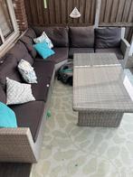 Tuinset / Lounge set Le Bois 2,40 x3.00mtr, Tuin en Terras, Tuinsets en Loungesets, Ophalen, 5 zitplaatsen, Gebruikt, Rotan
