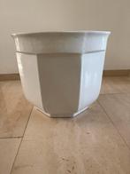 Grote Witte Bloempot - 35cm, Tuin en Terras, Bloempotten, Gebruikt, Rond, Binnen, Minder dan 40 cm
