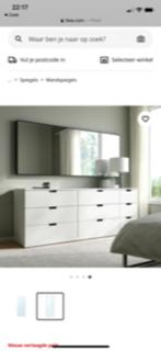 Ikea grote spiegel horizontaal of verticaal passpiegel bijna, Huis en Inrichting, Woonaccessoires | Spiegels, Rechthoekig, 125 cm of meer