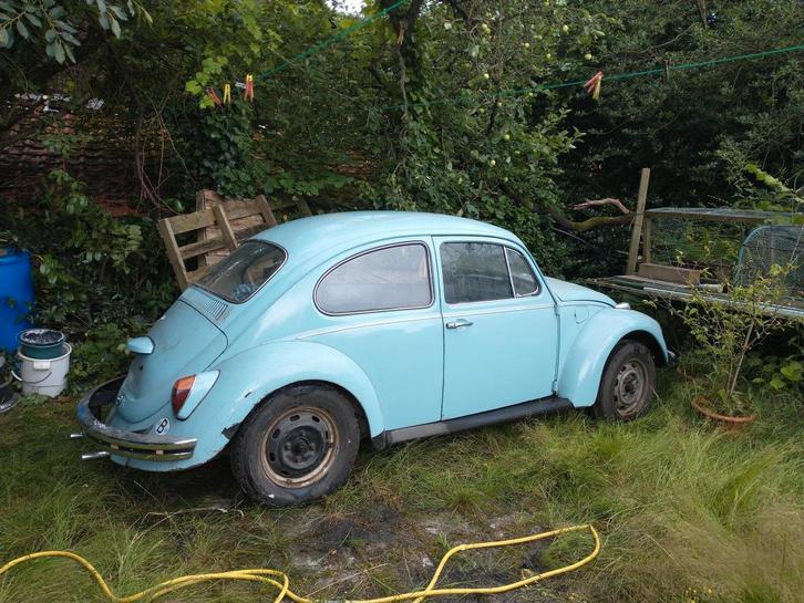Volkswagen Kever van 1967, Auto's, Oldtimers, Particulier, Volkswagen, Benzine, Overige carrosserieën, Handgeschakeld, Blauw, Zwart