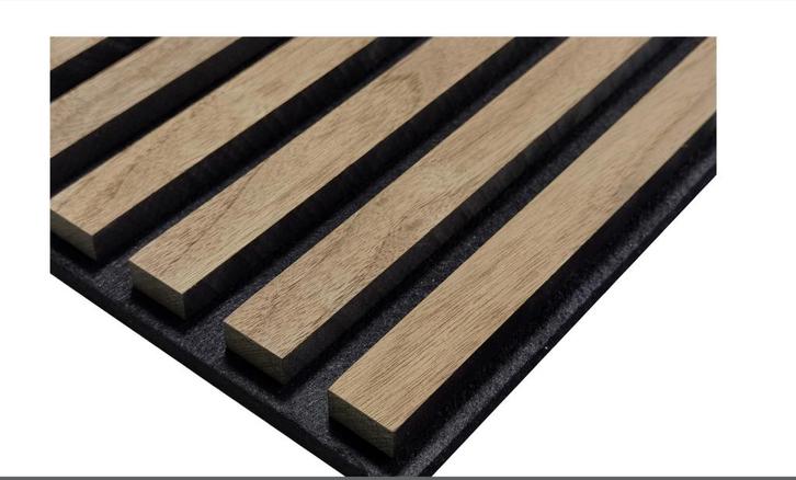 Silentlines Lattenwand walnoot 260x52,6 cm, dikte 22 mm, Doe-het-zelf en Verbouw, Platen en Panelen, Nieuw, Overige materialen