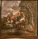 Tafel met Tegeltableau, Ophalen of Verzenden