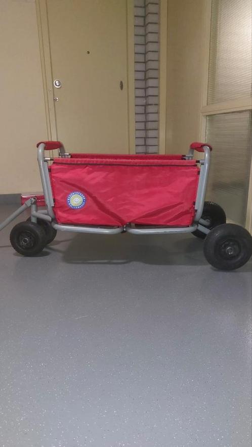 Bolderkar Beachtrekker life rood., Caravans en Kamperen, Bolderkarren, Gebruikt, Opvouwbaar, Ophalen