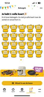 Volle spaarkaart bakzegels jumbo, Ophalen of Verzenden, Winkel, Super of Benzinepomp, Volle spaarkaart