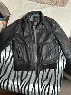 Superdry leren piloten jack, Ophalen of Verzenden, Zo goed als nieuw, Maat 36 (S), Zwart