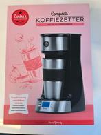 NIEUW: Compacte Koffiezetter met To-Go Thermosbeker, Gemalen koffie, Ophalen of Verzenden, 2 tot 4 kopjes, Koffiemachine