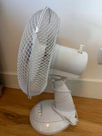 Witte Tafelventilator - 3 Standen, Ophalen of Verzenden, Gebruikt, Tafelventilator