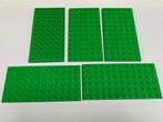 Partij 5x nieuwe 6x12 lego platen in diverse kleuren, Ophalen of Verzenden, Nieuw, Losse stenen, Lego
