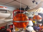 2 x Dijkstra globe design kunststof hanglamp space age retro, Kunststof, ?, Dijkstra, Minder dan 50 cm