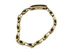 Gouden rolexschakel ring. Maat 18,5, 18 tot 19, Gebruikt, 9843al, Verzenden