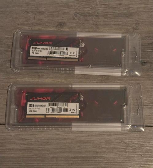 4x JUHOR 8GB DDR3L 1600MHz RAM - Nieuw, Computers en Software, RAM geheugen, Nieuw, Laptop, 8 GB, DDR3, Verzenden