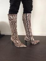 Gave Zebra laarzen leer gevoerd, Sacha maat 38, Kleding | Dames, Hoge laarzen, Overige kleuren, Nieuw, Ophalen of Verzenden