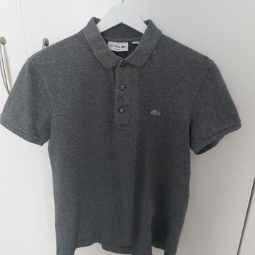 Donkergrijze polo Lacoste maat S beschikbaar voor biedingen