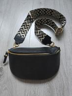 Zwarte leren tas - Made in Italy - Nieuw, Ophalen of Verzenden, Nieuw, Zwart, Handtas