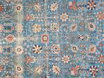 Handmade antique Persian wool carpet floral 220x280cm, Persian Vintage oosters antiek Boho hype, Gebruikt, 200 cm of meer, Ophalen of Verzenden