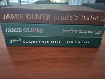 Drie kookboeken van Jamie Oliver beschikbaar voor biedingen