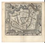 1711 - Leeuwarden stadsplan, Nederland, Gelezen, Ophalen of Verzenden, 1800 tot 2000