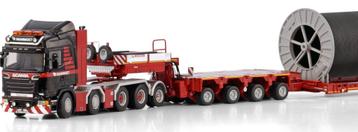 Mammoet Scania R streamline 8x4 + 4-bed-6 trailer + load WSI beschikbaar voor biedingen
