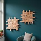 Houten PTMD  wanddecoratie Aziatische kunst, Huis en Inrichting, Woonaccessoires | Wanddecoraties, Ophalen, Zo goed als nieuw