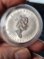 1 troy oz 1996 Maple leaf Canada, Verzenden, Zilver
