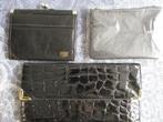 3 x zwarte portemonnee - met rits, met knip of enveloppe, Ophalen of Verzenden, Nieuw, Zwart