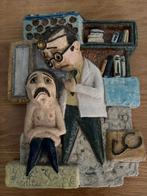 keramisch wandreliëf dokter, Antiek en Kunst, Ophalen of Verzenden