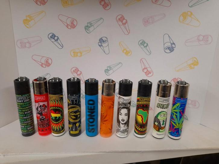 10 clipper aanstekers €8.00, Verzamelen, Rookartikelen, Aanstekers en Luciferdoosjes, Nieuw, Aansteker, Ophalen of Verzenden