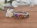 Zilveren ring, Sieraden, Tassen en Uiterlijk, Ringen, Ophalen of Verzenden, Zo goed als nieuw, 17 tot 18, Dame