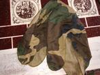 Helm overtrek KL jaren 80 Woodland, Ophalen of Verzenden, Landmacht, Nederland, Helm of Baret