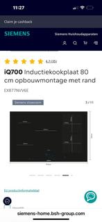 NIEUWE Siemens Studioline 80 cm inductie 1000 Euro Korting, Ophalen of Verzenden, Zo goed als nieuw, Inbouw, Inductie