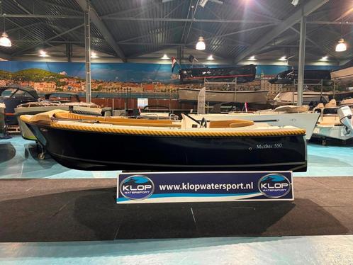 Maxima 550 donkerblauw met wit, Watersport en Boten, Sloepen, Nieuw, 10 tot 30 pk, 3 tot 6 meter, Buitenboordmotor, Benzine, Polyester
